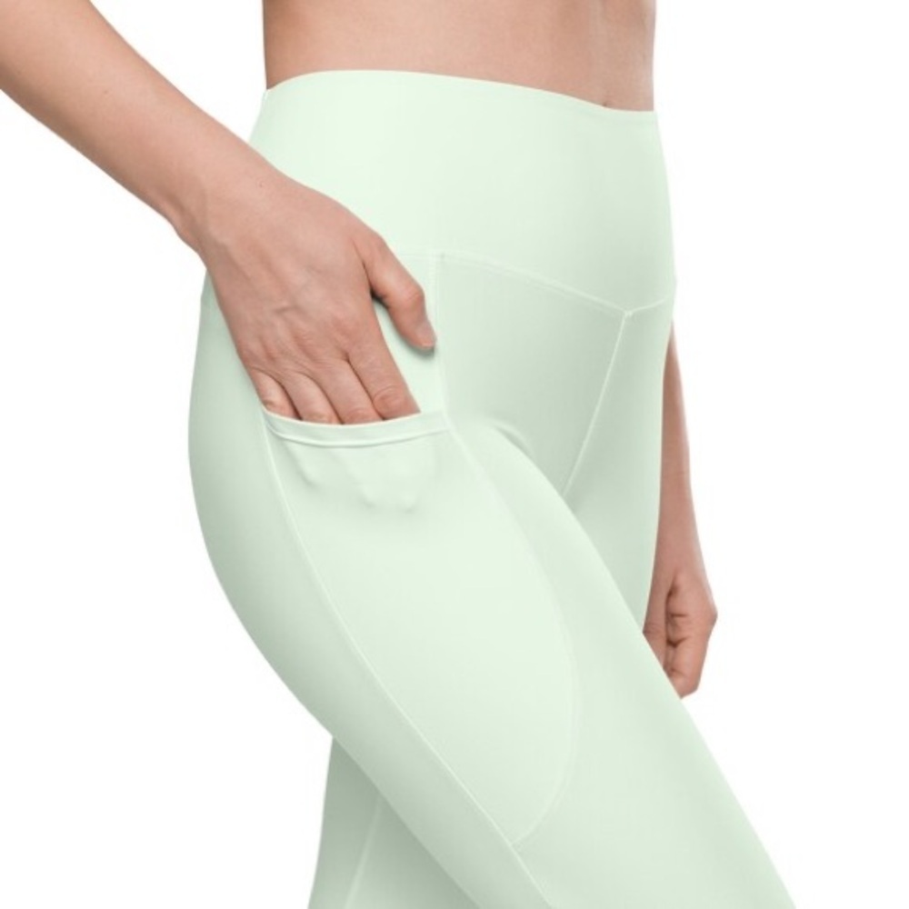 Apana lime green/yellow pocketed leggings